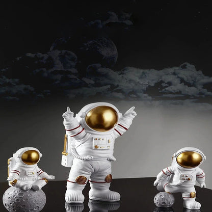 Astronaut Figure Statue 4pcs